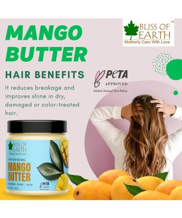 Deodorised Indian Mango Butter 100GM - Natural Moisturizer for Face Skin Hair & DIY Projects | Buy Online Internationally - Buy Online on GoSupps.com