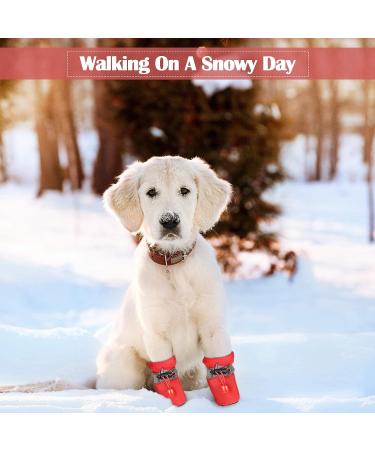 Waterproof Adjustable Dog Shoes | Anti-Slip Paw Protector Booties | Soft Soled Dog Sock Shoes (M 1.48 x 1.3in) - Buy Online on GoSupps.com
