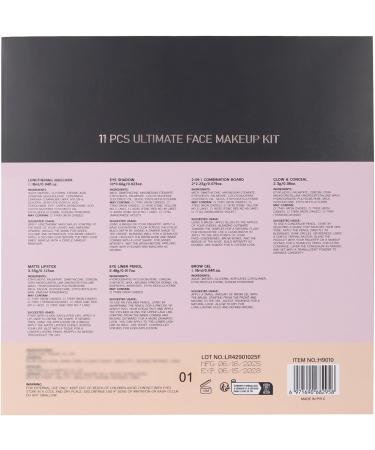 Makeup Sets For 11 Piece Women Face Makeup Kit | Lipstick Set Eyeshadow Palette Professional Mascara Concealer | Collec - Buy Online on GoSupps.com