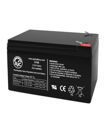 AJC Battery Compatible with Sonnenschein A512 10S 12V 12Ah Emergency Light Battery