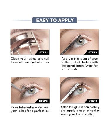 VIAVOGUE Lash Bond and Seal Cluster Glue - Strong Hold, Long Lasting, Waterproof Adhesive for DIY Eyelash Extensions | Latex-Free, Ideal for Sensitive Eyes - Buy Online on GoSupps.com