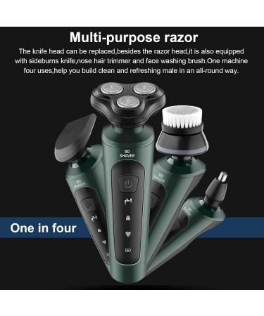 Electric Beard Trimmer for Men - Low Noise 60 Min Battery Life Washable Cutter Head USB Charging | Ideal Facial Hair Grooming - Buy Online on GoSupps.com