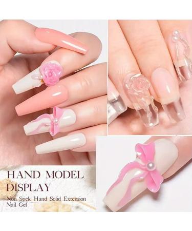 Gen rico 3D Nail Gel - 4 Colors Gel Manicure Glue | 3D Nail Molding Glue for French Daily Diamond Diamond Embossing Flexible Light Printing - Buy Online on GoSupps.com