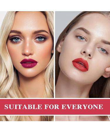 3 Colors Matte Lipstick Set - Waterproof Long Lasting Non-Stick Velvet Lip Gloss - Moisturizing Nude Lipstick for a Smooth Matt Finish - Buy Online on GoSupps.com