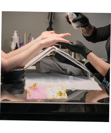 Nail Palette Color Mixing Plate - Vintage Pink Press on Nail Stand & Gel Art Tray | 11.1x7.3cm | International Shipping - Buy Online on GoSupps.com