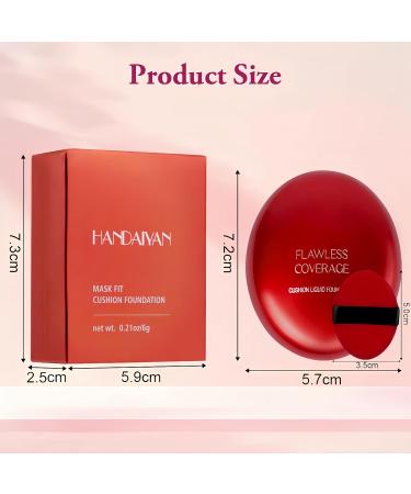  LOPHE LOPHE Cushion Foundation Moisturizing CC Cream Lightweight Skin Cushion Long-Lasting Concealer Even Skin Tone #03 - Buy Online on GoSupps.com