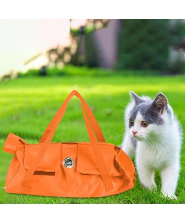 Sharplace Cat Grooming Bag - Comfortable Anti-Restraint Claw Care Bag Orange 42x25cm | Ideal for Easy Pet Grooming - Buy Online on GoSupps.com