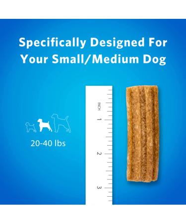 Purina DentaLife Daily Oral Care Dental Dog Chew Treats - Small/Medium, 40 Treats - Buy Online on GoSupps.com