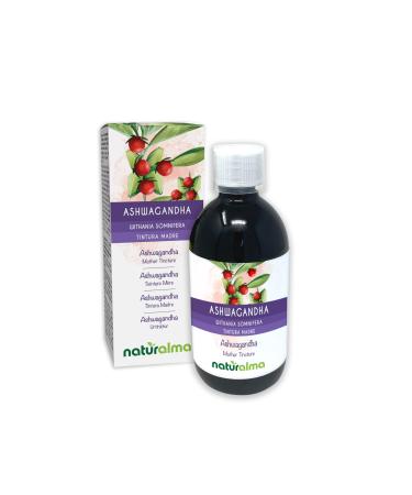 Ashwagandha or Indian ginseng (Withhania Somnifera) roots of non -alcoholic primeval tincture Naturalma |Liquid extract drop 500 ml |Dietary supplement |Veganer alcohol -free 500 ml (1 Pack)