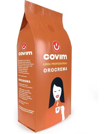  COVIM ESPRESSO LIFE Covim Caf Oro Crema - Italian Coffee Beans - Robusta - 1kg - Buy Online on GoSupps.com