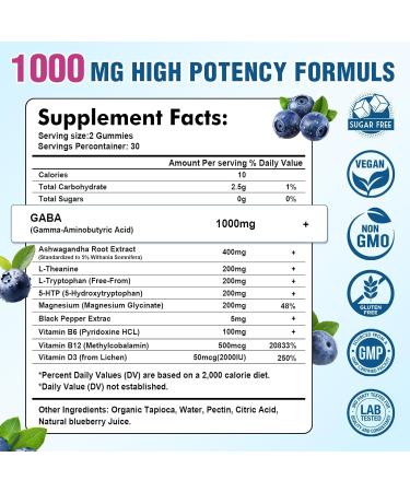 Bundle: Omega-3 Gummies & GABA Gummies 2 Packs - Buy Online on GoSupps.com