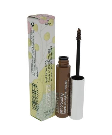 Clinique Just Browsing Brush-on Styling Mousse  Blonde  0.07 Ounce Blonde 1 Count (Pack of 1)