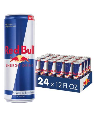 Red Bull Energy Drink, 12 Fl Oz (24 Pack) Energy Drink 12 Fl Oz (Pack of 24)