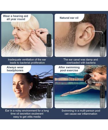 AhmyLion Electric Ear Cleaner Ear wax Removal Ear Wax Removal Kit with 8 Rreusable Irrigation Tips - Battery Powered Ear Cleaning Tool - Ear Irrigation Flushing System for Adults - Buy Online on GoSupps.com