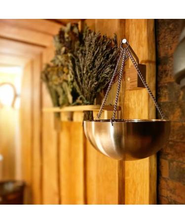 Palwin Aroma Bowl Sauna - 12cm Stainless Steel Herb Bowl & Spa Accessories for Ultimate Relaxation - Buy Online on GoSupps.com