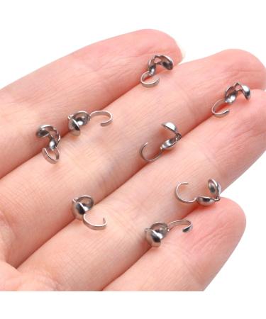 200Pcs Stainless Steel Calottes End Crimps for Jewelry Making - Buy Online on GoSupps.com