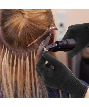 Heat-Resistant Styling Gloves - Dndgdlua 2-Piece Hair Protection Set for Flat Iron & Heat Tools (Black) - Buy Online on GoSupps.com