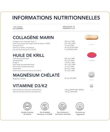  Bright Naturo Longevity Management | Vitamin D3 and K2 4000 IU + Magnesium Omega 3 Krill Collagen - Non-GMO | Powerful synergy of vitamins and minerals L 28 daily doses - Buy Online on GoSupps.com