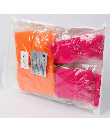 Shop Lamek 9-Stk Neon Welding Band Set - 80s Retro Headbands & Bracelets for Sports & Parties | Perfect for St. Patrick's Day - Pink Green Orange - Buy Online on GoSupps.com