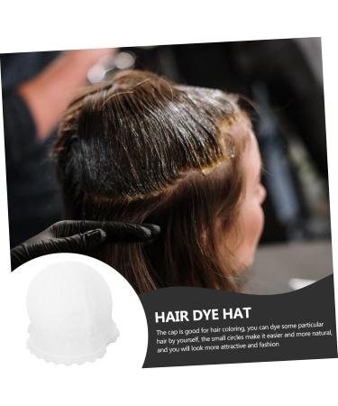 Caps Hair Coloring Hat Salon Hair Highlight Hat Dye Cap Hair Highlighting Hat Salon Hair Cap Silicone Hair Salon Cap Hair Dyeing Coloring Hat Hairdressing Cap Brighten Silica Gel - Buy Online on GoSupps.com