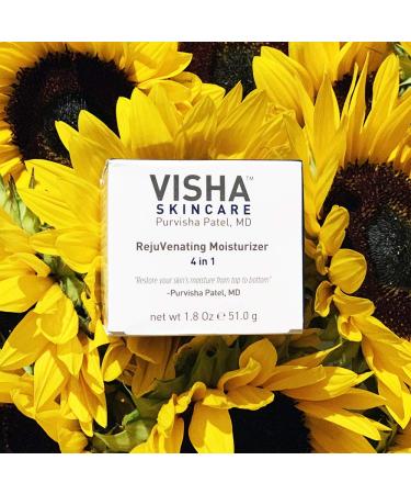 Visha Skincare RejuVenating Moisturizer - Anti-Aging Emollient Cream | Reduce Wrinkles & Improve Elasticity | 1.8 oz - Buy Online on GoSupps.com