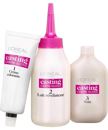 L'Or al Paris Casting Cream Gloss - Ammonia-Free Tone-on-Tone Hair Color in Chocolate Black (323) - Shop Internationally for Radiant Hair! - Buy Online on GoSupps.com