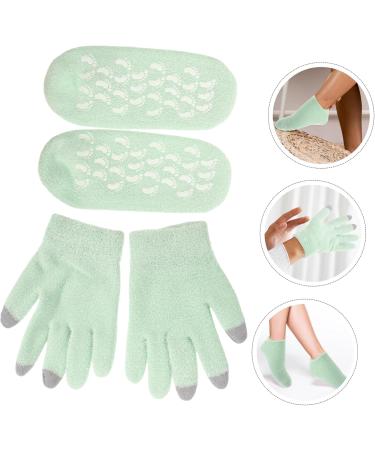 minkissy Hand Protection 1 Set Moisturizing Socks for Cracked Feet Women Moisturizing Gloves Feet Mask for Dry Cracked Feet Spa Socks Gel Gloves Yarn Dry Hands Women's Foot Socks - Buy Online on GoSupps.com