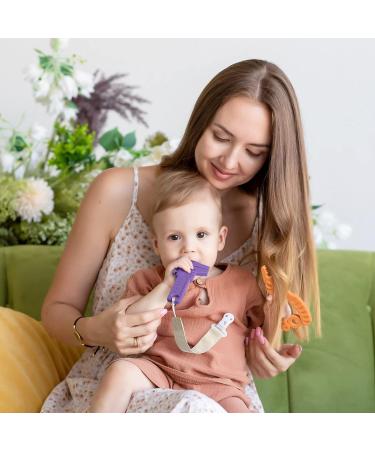 TYRY.HU BPA Free Silicone Baby Teething Toys - 5 Pack | Safe for Babies 0-12 Months | Soft-Textured & Easy to Hold | Baby Molar Teether Toys - Buy Online on GoSupps.com