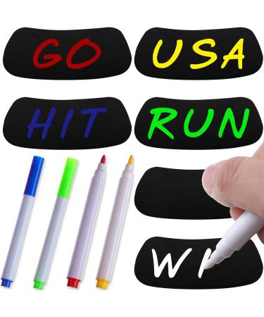 Marspark 100 Pairs Eye Black Baseball Stickers - Sports Face Paint for Game Day - Buy Online on GoSupps.com