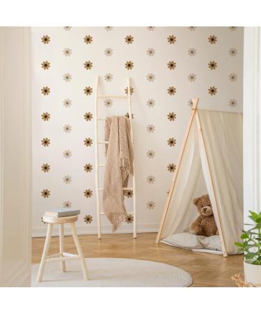 Funlife Waffle Daisy Wall Decal - Peel and Stick PVC Kids Wall Art for Nursery, Bedroom, Playroom - Buy Online on GoSupps.com