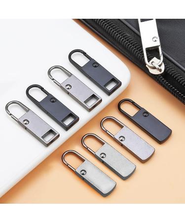 Buy Dalaetus 20-Piece Zipper Replacement Set - Removable Metal Rice Closures for Jackets Suitcases Clothes Shoes (Black & Silver) - International Shipping Available - Buy Online on GoSupps.com