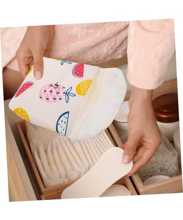 Healifty Teens Napkin Storage Bags - Set of 12 | Organizer for Purse & Travel | Makeup Pad & Tampons Pouch | Period Collection Bag - Buy Online on GoSupps.com