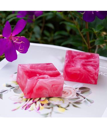Organic Yoni Soap Bars 2-Pack, Handmade Vaginal Wash with Bubble Net - Feminine pH Balance & Vaginal Care Soap 3.53 oz (Rose Pink) - Buy Online on GoSupps.com