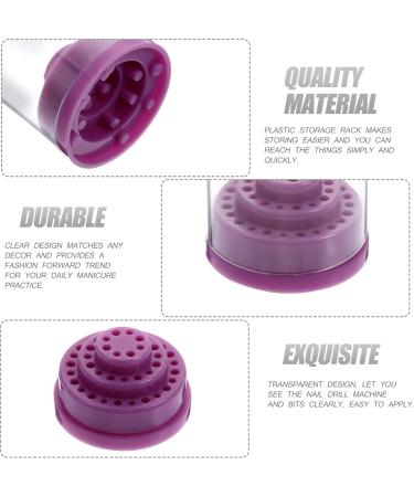 Housoutil Grinding Head Storage Box Nail Drill Bits Stand Holes Drill Bits Displayer Tote Organizer Insert Nail Drill Bit Stand Nail Drill Bit Holder Nail Bit Bracket Box Tricolor Pp Plastic - Buy Online on GoSupps.com