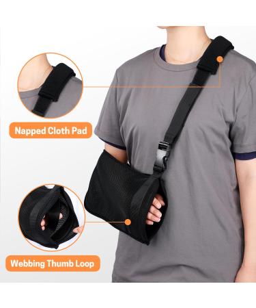 Buy SWISSELITE Adjustable Arm Shoulder Sling - Mesh Immobilizer for Men & Women | Support for Left/Right Arm Shoulder Elbow & Wrist - Ideal Shower Sling - Buy Online on GoSupps.com