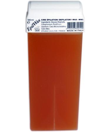 EpilWax Hair Removal Waxing Kit - 4 Honey Wax Cartridges, Roll-On Heater, 100 Strips & Waxing Oil - 105 Piece Set - Buy Online on GoSupps.com