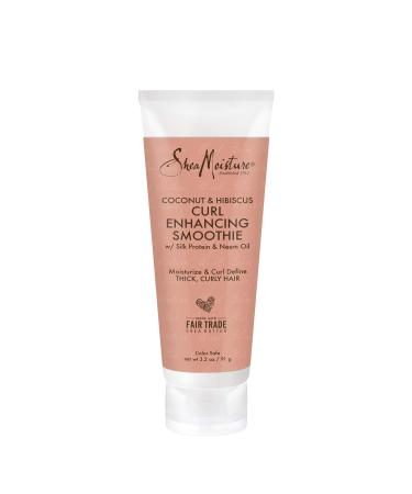 SheaMoisture Curl Enhancing Smoothie with Silk Protein & Neem Oil Coconut & Hibiscus 3.2 oz (91 g)