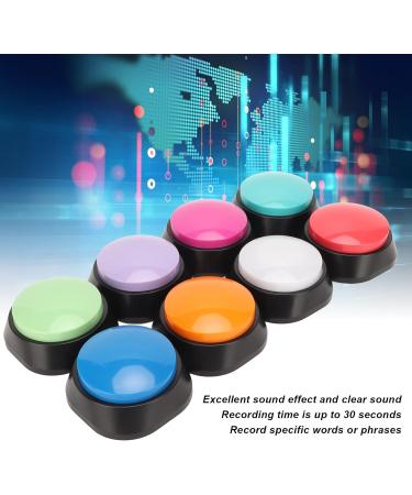 8PCS Dog Talk Approachable Training Set - 30s Buzzer with Recording for Effective Dog Training & Communication - Colorful Puzzle Toys in Orange - Buy Online on GoSupps.com