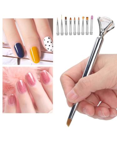 Nail Dotting Tool Set | Professional Nail Art Brush for Manicurists | Silver Nail Polish Essentials - Buy Online on GoSupps.com
