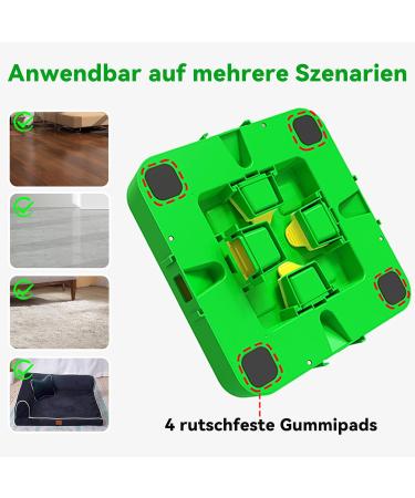 Buy Dufuso Level 3 Dog Intelligence Toys for All Breeds - Interactive & Durable Educational Toy for Large Medium & Small Dogs - B-Green - Buy Online on GoSupps.com