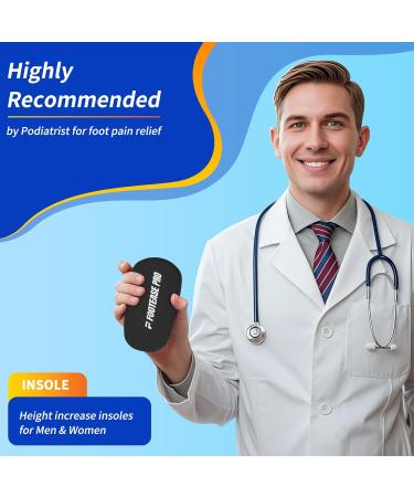 Height Increase Insoles - Heel Lifts for Men & Women | Shoe Lifts for Plantar Fasciitis | 1.4'' Boost with Pain Relief - Buy Online on GoSupps.com