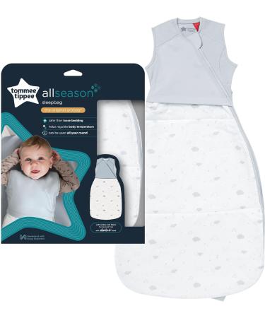 Tommee Tippee All-Season Newborn Sleeping Bag | Grobag with Dual-Tog Design | Hip-Healthy & Aloe-Infused | 0-6 Months - Buy Online on GoSupps.com