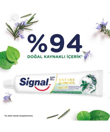Signal Dentifrice bicarbonate Fraicheur & Detox - Le tube de 75 ml - Buy Online on GoSupps.com