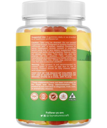 Plant Based Kids Multivitamin Gummies - Immunity Support with Vitamins A, C, D3, E, B, Zinc - 180ct - Buy Online on GoSupps.com