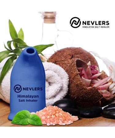 Buy Nevlers Himalayan Salt Inhaler - Organic Coarse Pink Salt for Allergies & Asthma Relief - Ceramic Design - International Shipping Available - Buy Online on GoSupps.com