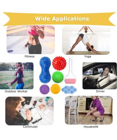 Premium Hedgehuma Hedgehog Massage Ball Set | Foot Massage Balls for Plantar Fasciitis | International Shipping - Buy Online on GoSupps.com