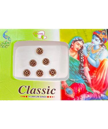 Shop Viviraa 8-Pack Colorful Indian Bindis | Bollywood Face Jewels & Forehead Stickers for Kids Girls & Women - Adhesive Body Jewelry - Buy Online on GoSupps.com