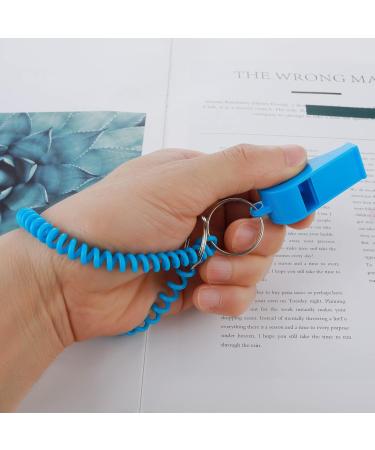 Thinp 6-Pack Triller Pipes for Kids - Colorful Plastic Whistles with Stretchable Lanyard for School Sports & Referees - Buy Online on GoSupps.com