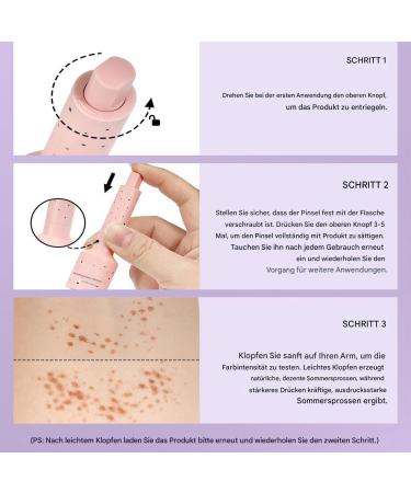 BommFu Summer freckles stamp waterproof fake freckle marker natural makeup easy to operate 15G for quick adjustments on the go - Buy Online on GoSupps.com