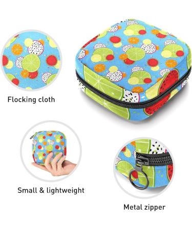 Anna Cowper Fruits Pattern Menstrual Cup Pouch - Portable Period Bag for Women and Teen Girls (1Pc, Multi-colored) - Buy Online on GoSupps.com
